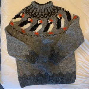 ORIGINAL ICELANDIC SWEATER - RARE PUFFIN DESIGN